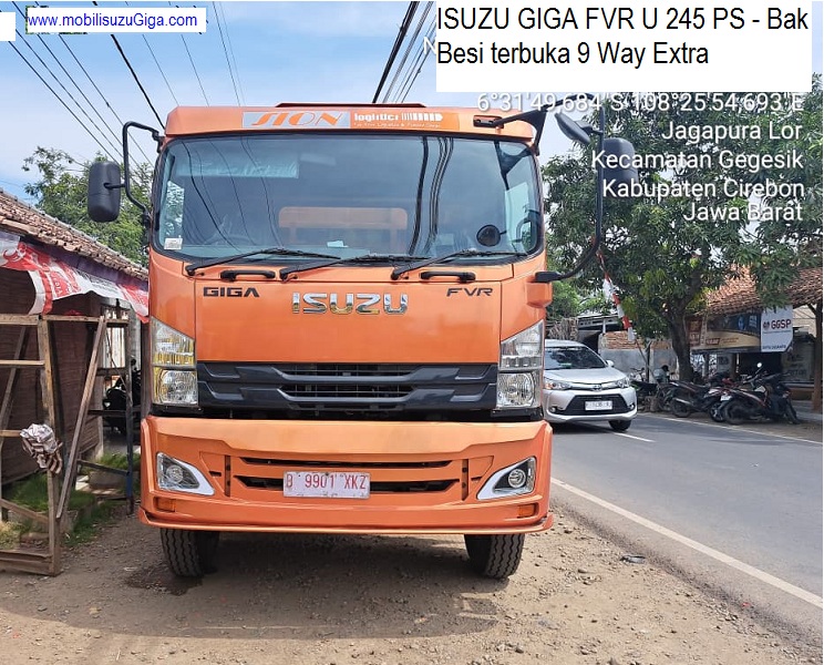 ISUZU GIGA 4X2 FVR U - APLIKASI BAK BESI 9 WAY