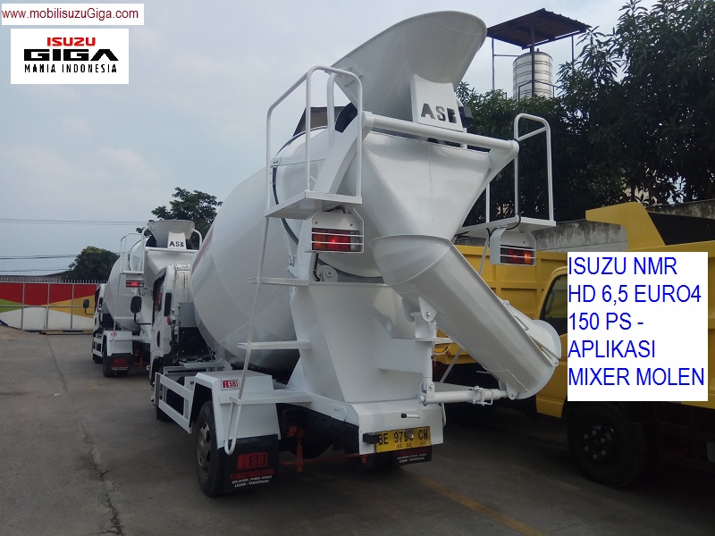 TRUK MIXER MOLEN ISUZU NMR HD