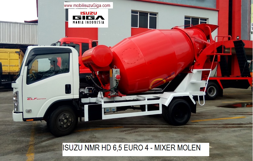TRUK MIXER MOLEN CHASSIS ISUZU NMR HD 65