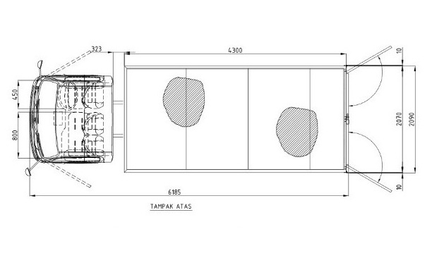 BAK BESI LPG ISUZU NMR EURO 4 BAK BESI LPG ISUZU NMR EURO 4