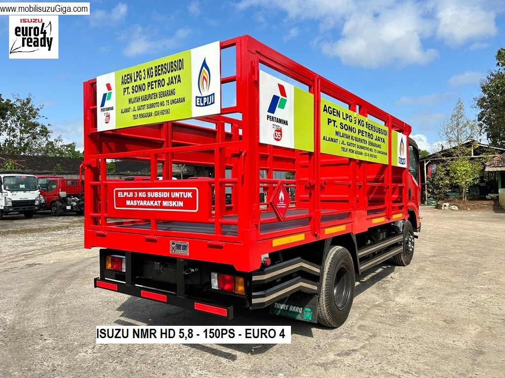 Truk Bak Besi LPG Pertamina Gas Isuzu NMR 150 PS Truk Bak Besi LPG Pertamina Gas Isuzu NMR 150 PS