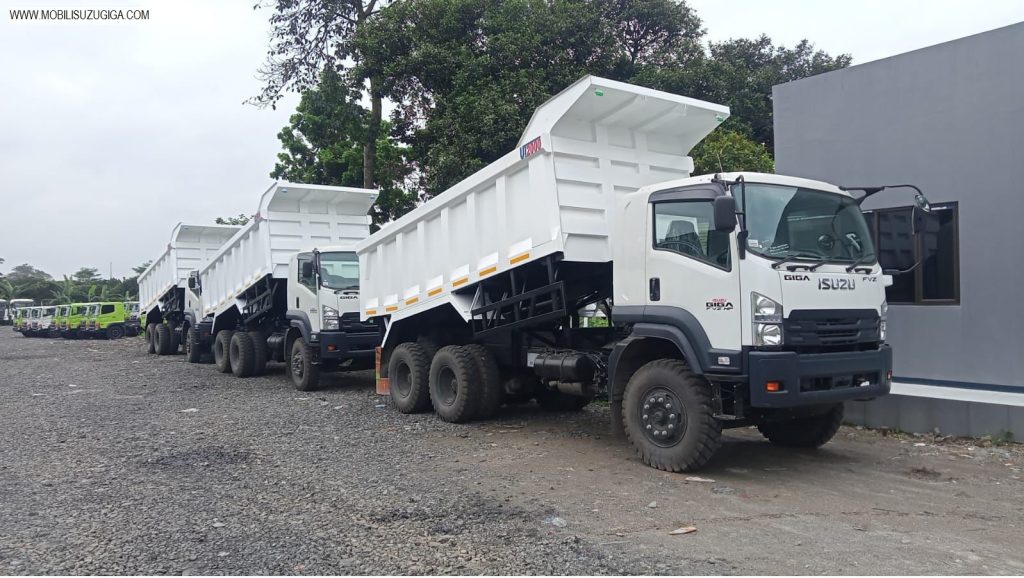 DUMP TRUK MINING ISUZU GIGA FVZ 285 PS 6X4