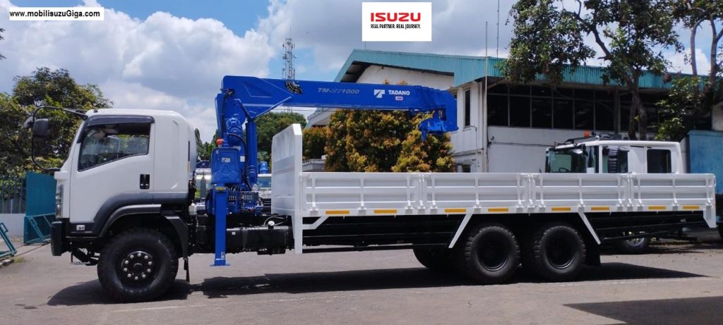 Isuzu Giga FVZ U HP aplikasi Bak Crane