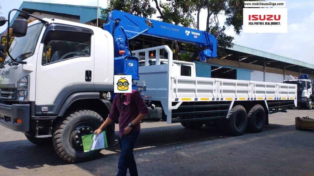 ISUZU GIGA FVZ U HP aplikasi Bak Crane