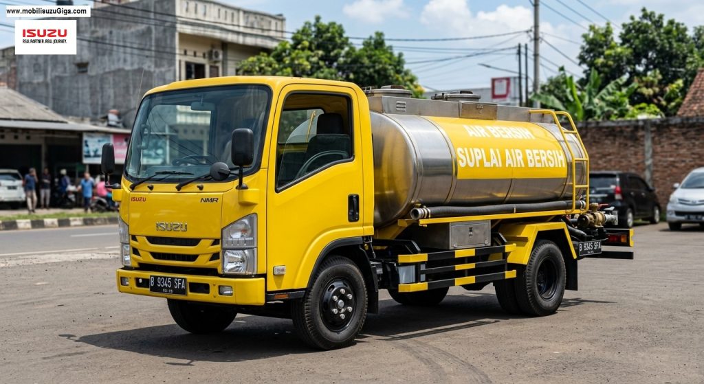 Truk Tangki Air Bersih 4500 Liter Isuzu NMR HD 58
